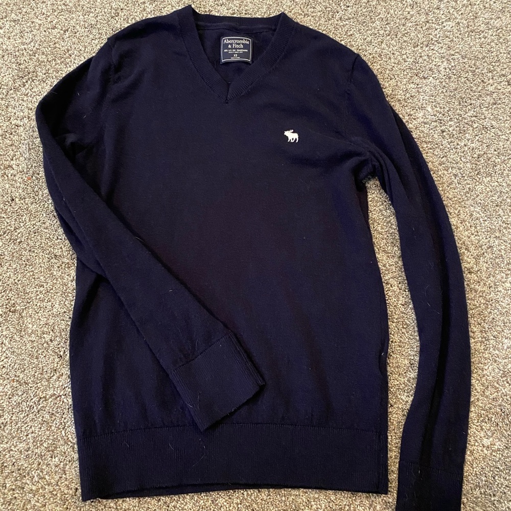 Warm navy blue sweater